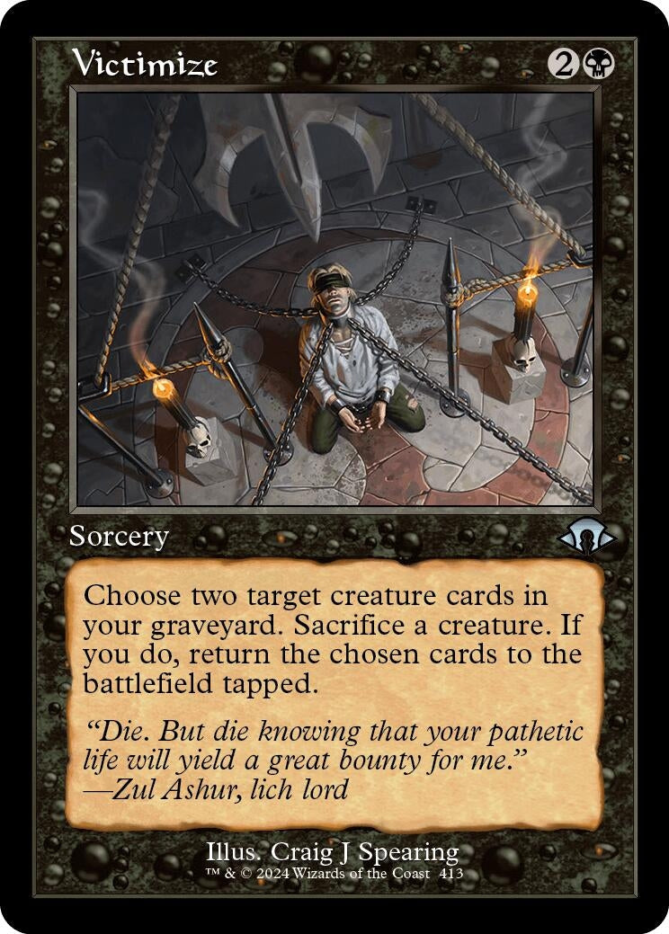 Image for Victimize (Retro Frame) (413) [Modern Horizons 3] - Magic: The Gathering