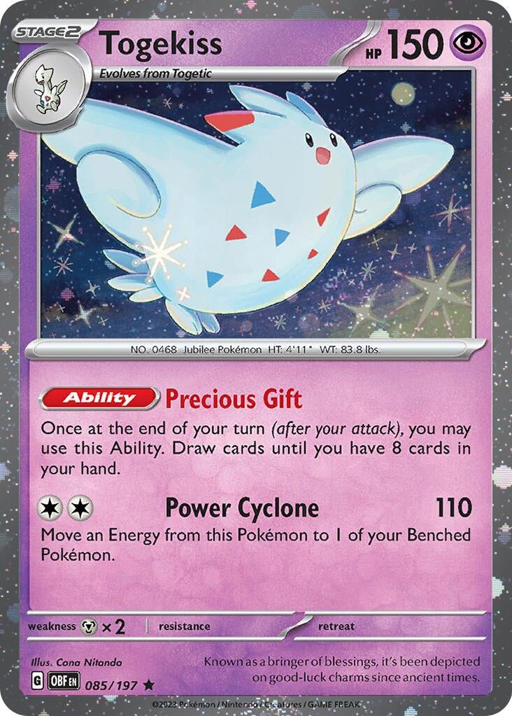 Image for Togekiss - 085/197 (Cosmos Holo) (085/197) [Blister Exclusives] - Pokemon