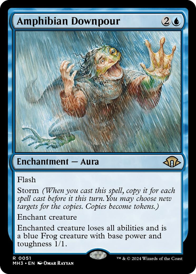 Image for Amphibian Downpour (51) [Modern Horizons 3] - Magic: The Gathering
