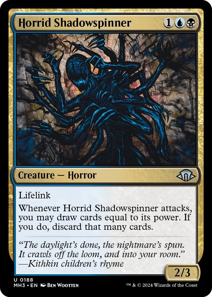 Image for Horrid Shadowspinner (188) [Modern Horizons 3] - Magic: The Gathering