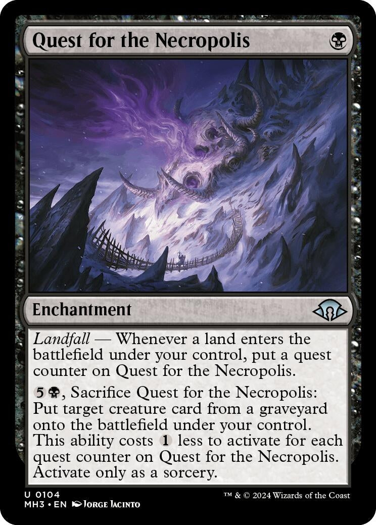 Image for Quest for the Necropolis (104) [Modern Horizons 3] - Magic: The Gathering