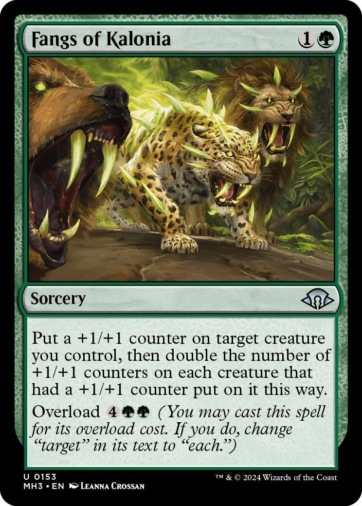 Image for Fangs of Kalonia (153) [Modern Horizons 3] - Magic: The Gathering