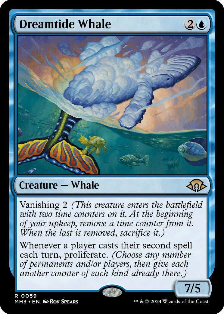 Image for Dreamtide Whale (59) [Modern Horizons 3] - Magic: The Gathering