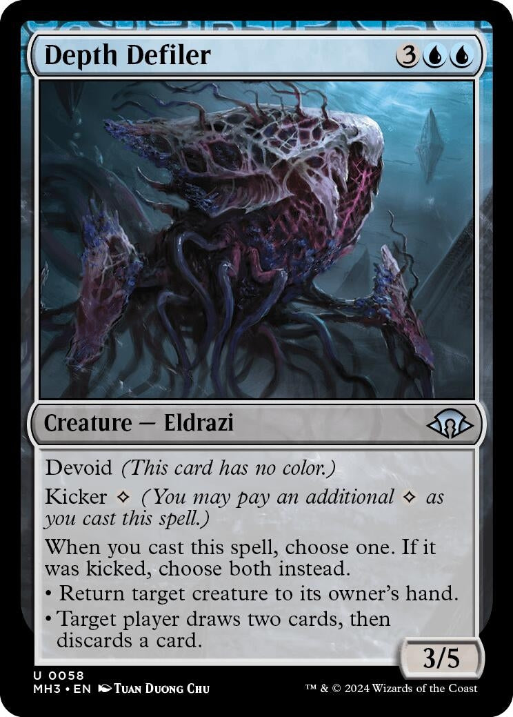 Image for Depth Defiler (58) [Modern Horizons 3] - Magic: The Gathering