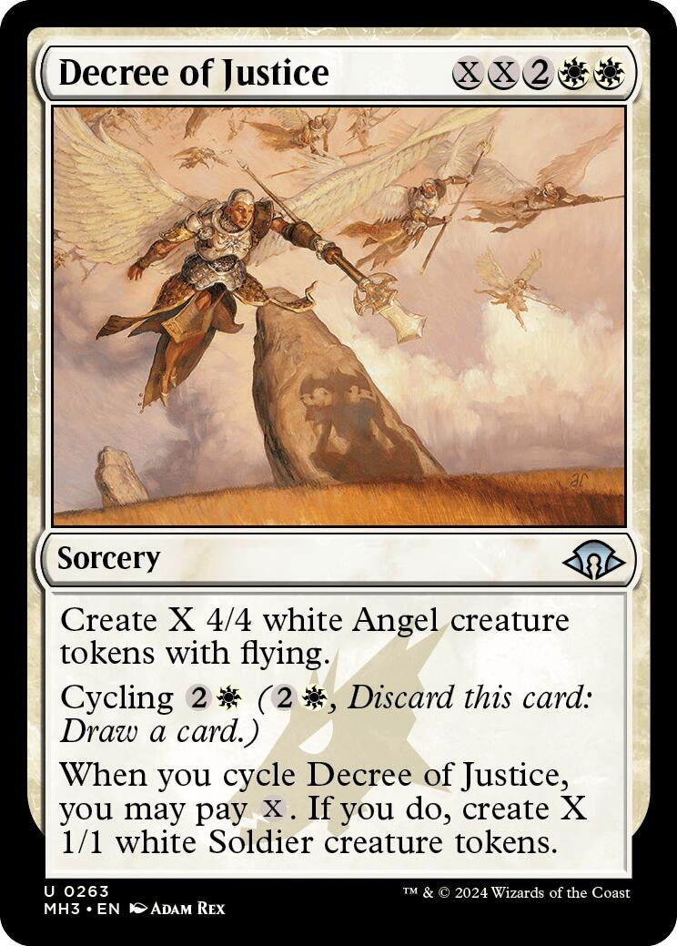 Image for Decree of Justice (263) [Modern Horizons 3] - Magic: The Gathering