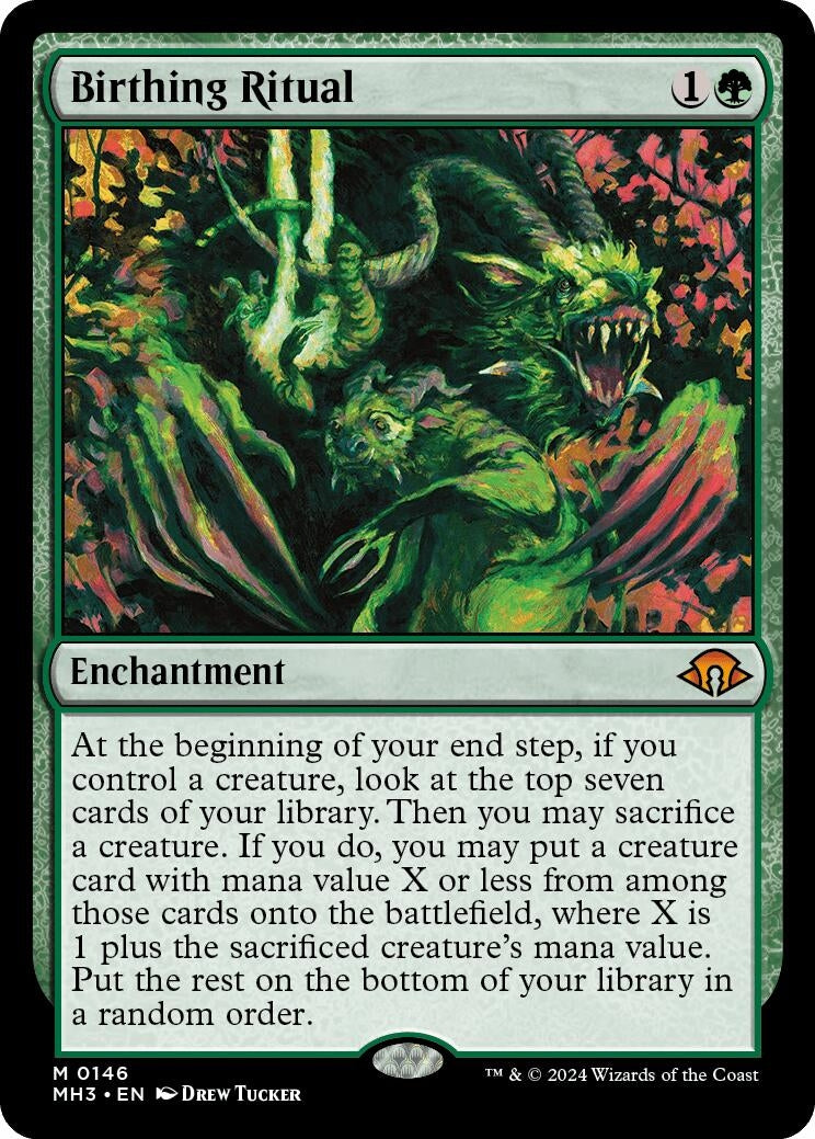 Image for Birthing Ritual (146) [Modern Horizons 3] - Magic: The Gathering