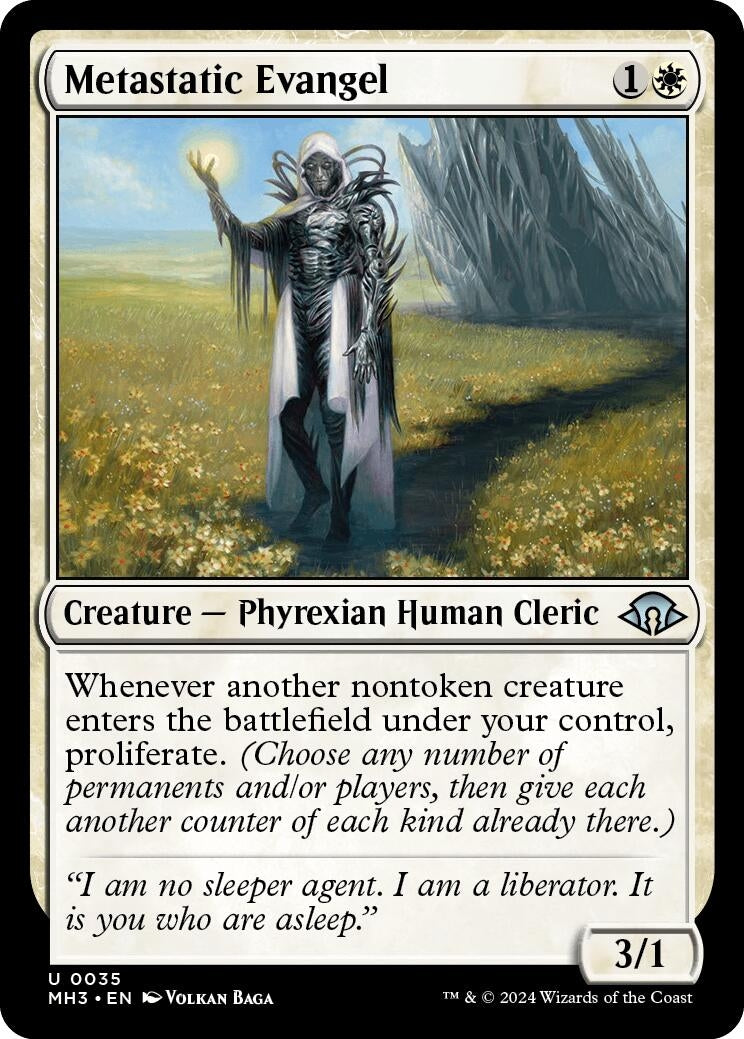 Image for Metastatic Evangel (35) [Modern Horizons 3] - Magic: The Gathering