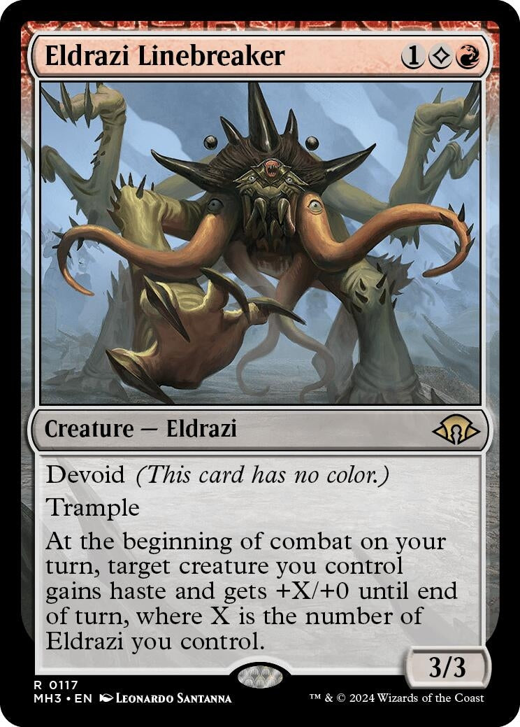 Image for Eldrazi Linebreaker (117) [Modern Horizons 3] - Magic: The Gathering