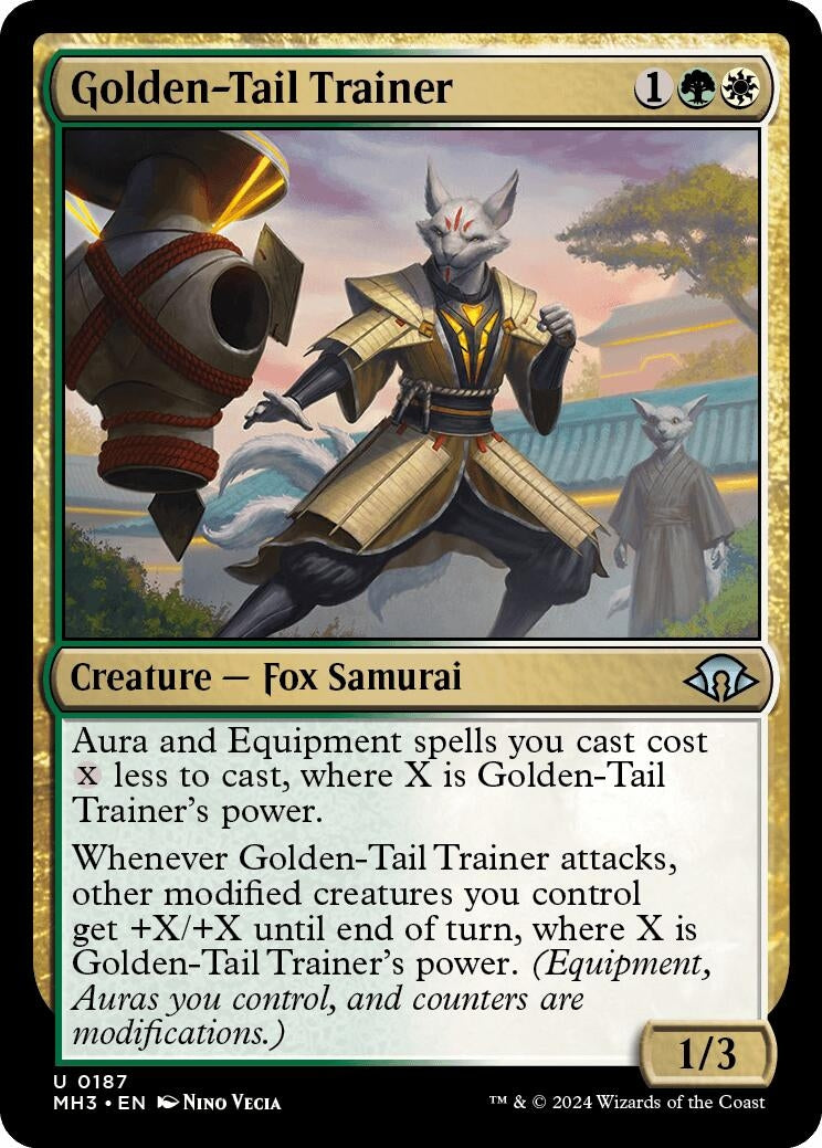 Image for Golden-Tail Trainer (187) [Modern Horizons 3] - Magic: The Gathering