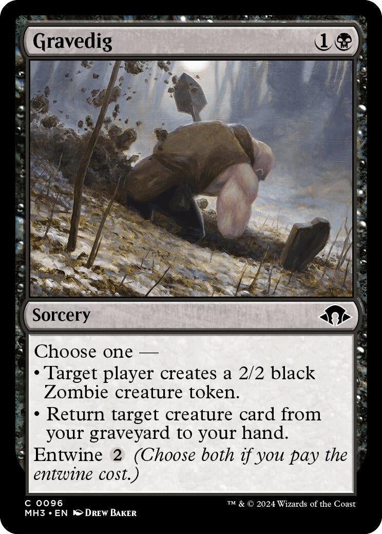 Image for Gravedig (96) [Modern Horizons 3] - Magic: The Gathering