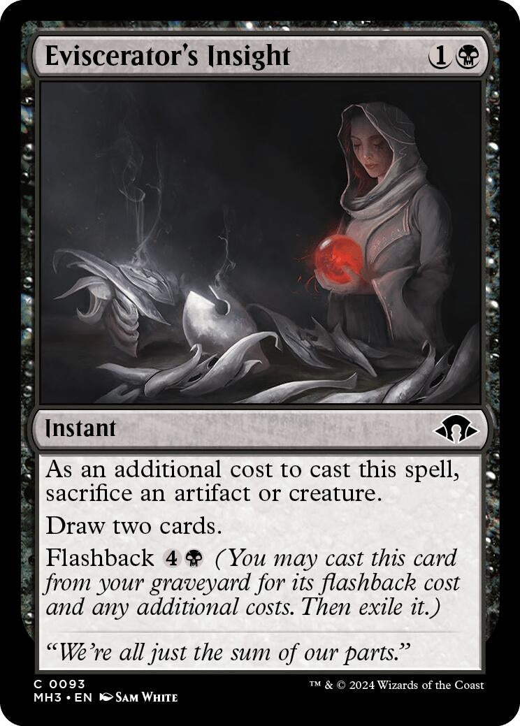 Image for Eviscerator's Insight (93) [Modern Horizons 3] - Magic: The Gathering