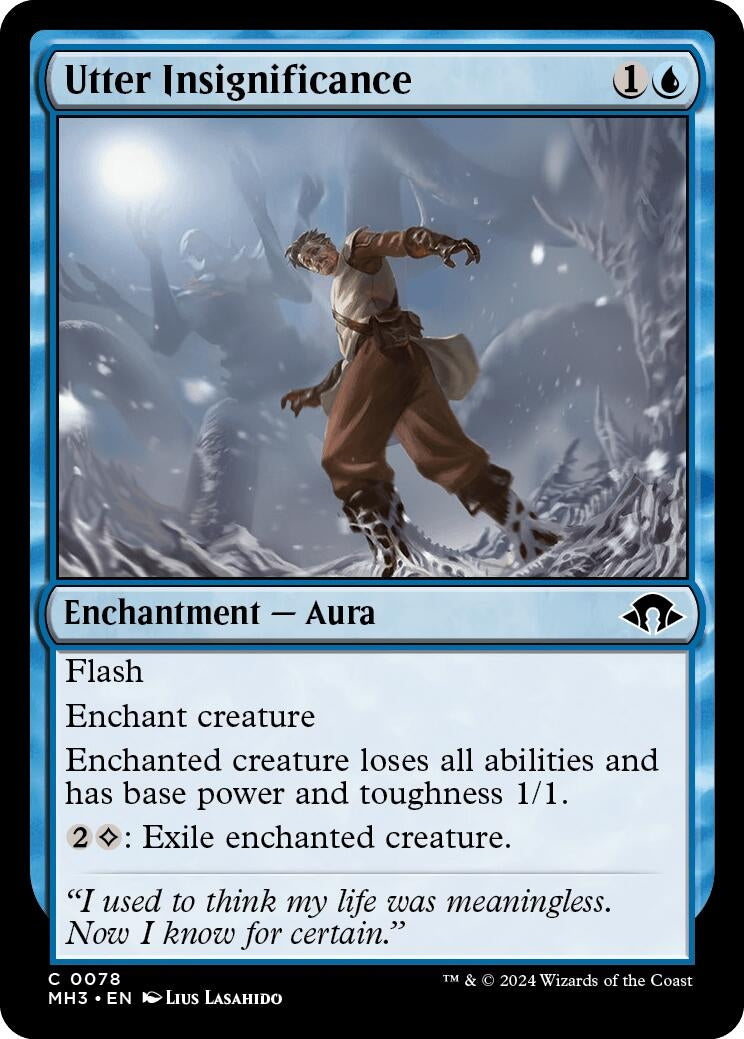 Image for Utter Insignificance (78) [Modern Horizons 3] - Magic: The Gathering