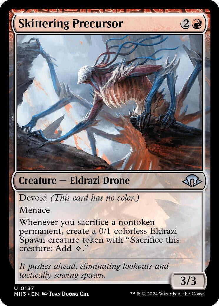 Image for Skittering Precursor (137) [Modern Horizons 3] - Magic: The Gathering