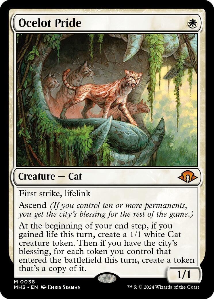 Image for Ocelot Pride (38) [Modern Horizons 3] - Magic: The Gathering