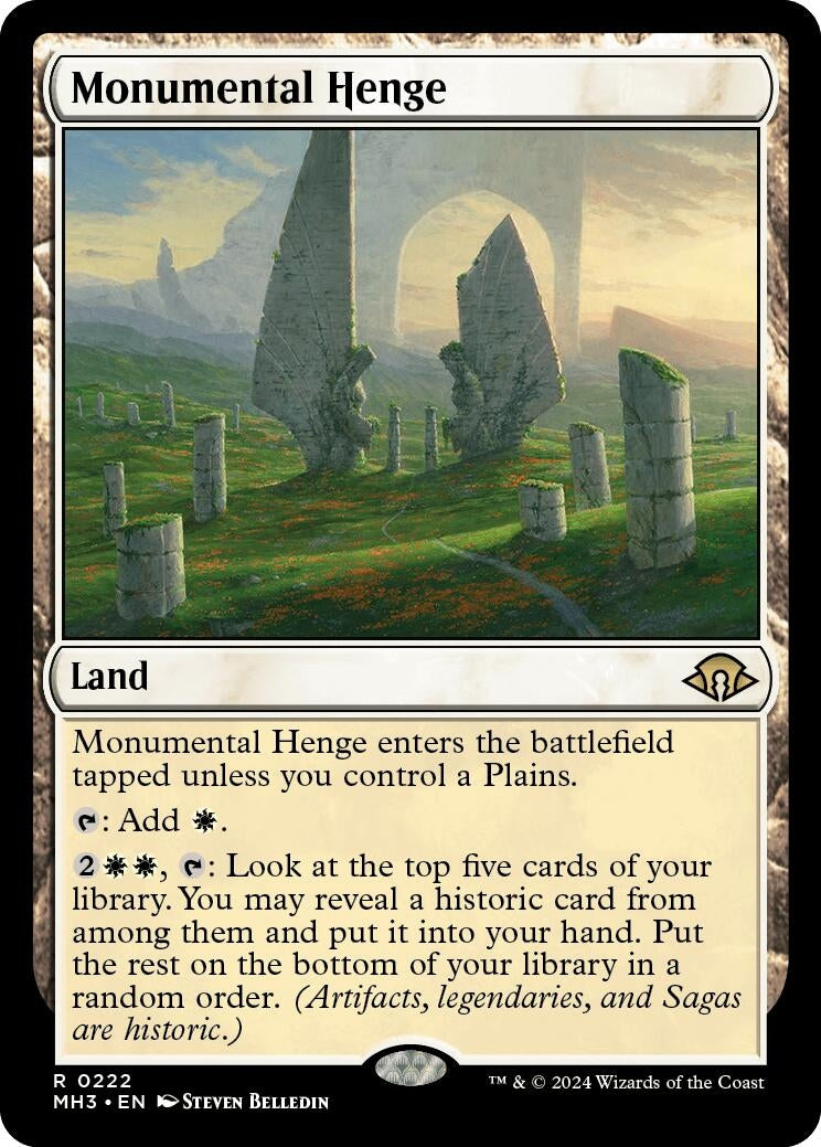 Image for Monumental Henge (222) [Modern Horizons 3] - Magic: The Gathering
