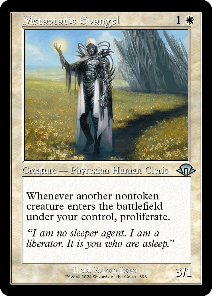 Image for Metastatic Evangel (Retro Frame) (393) [Modern Horizons 3] - Magic: The Gathering