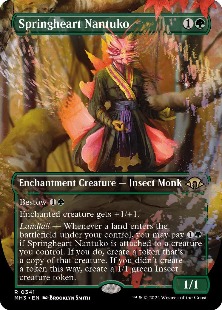 Image for Springheart Nantuko (Borderless) (341) [Modern Horizons 3] - Magic: The Gathering