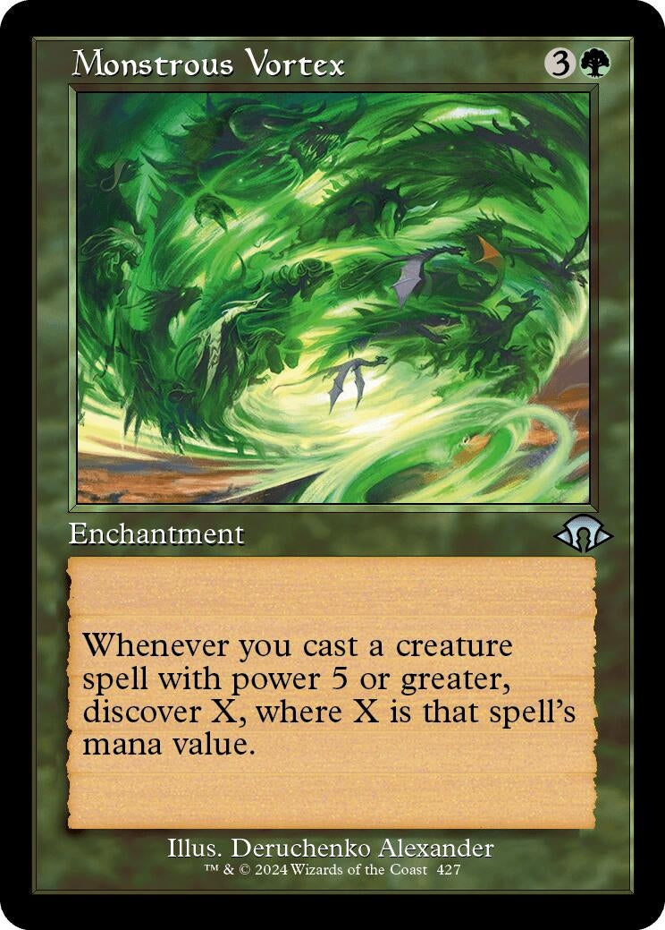 Image for Monstrous Vortex (Retro Frame) (427) [Modern Horizons 3] - Magic: The Gathering