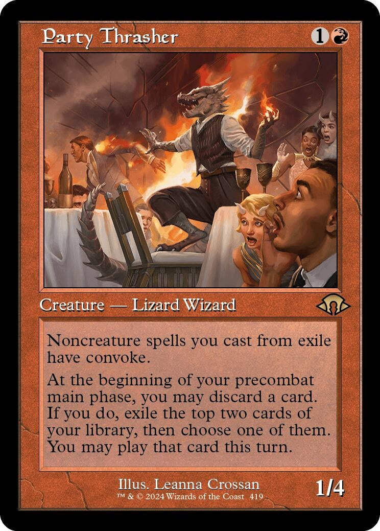 Image for Party Thrasher (Retro Frame) (419) [Modern Horizons 3] - Magic: The Gathering