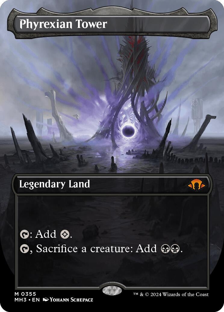 Image for Phyrexian Tower (Borderless) (355) [Modern Horizons 3] - Magic: The Gathering