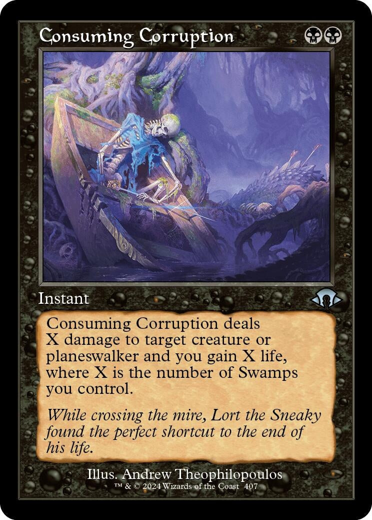 Image for Consuming Corruption (Retro Frame) (407) [Modern Horizons 3] - Magic: The Gathering
