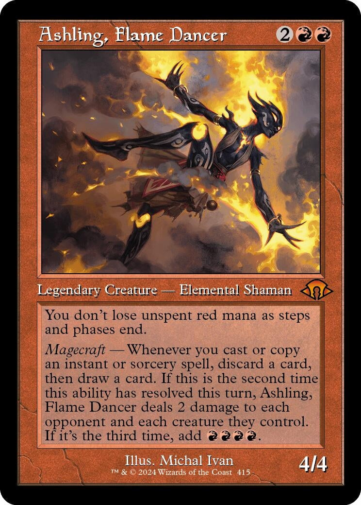 Image for Ashling, Flame Dancer (Retro Frame) (415) [Modern Horizons 3] - Magic: The Gathering