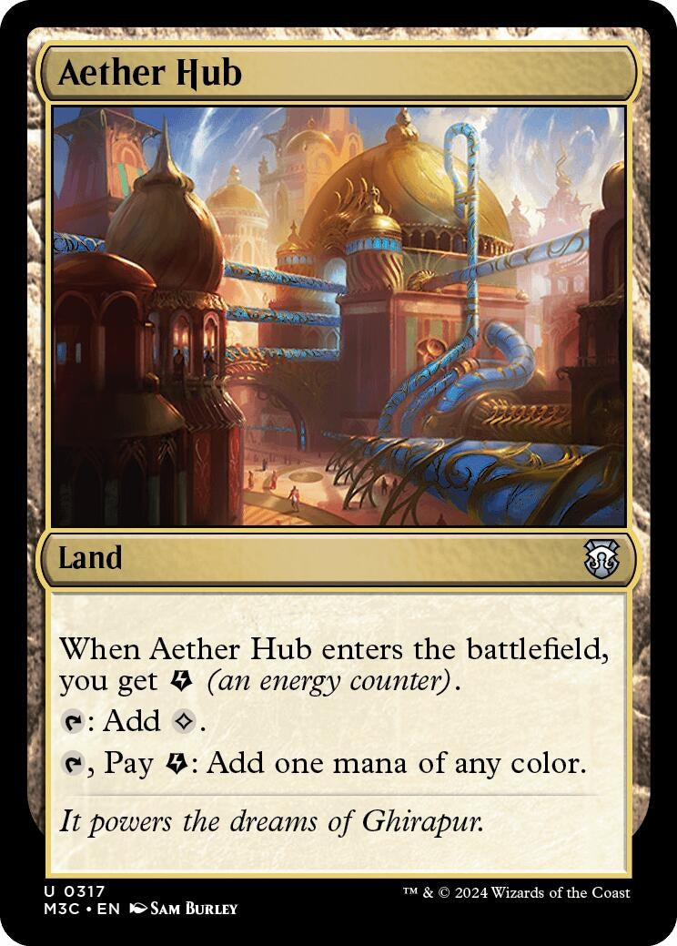 Image for Aether Hub (317) [Modern Horizons 3] - Magic: The Gathering
