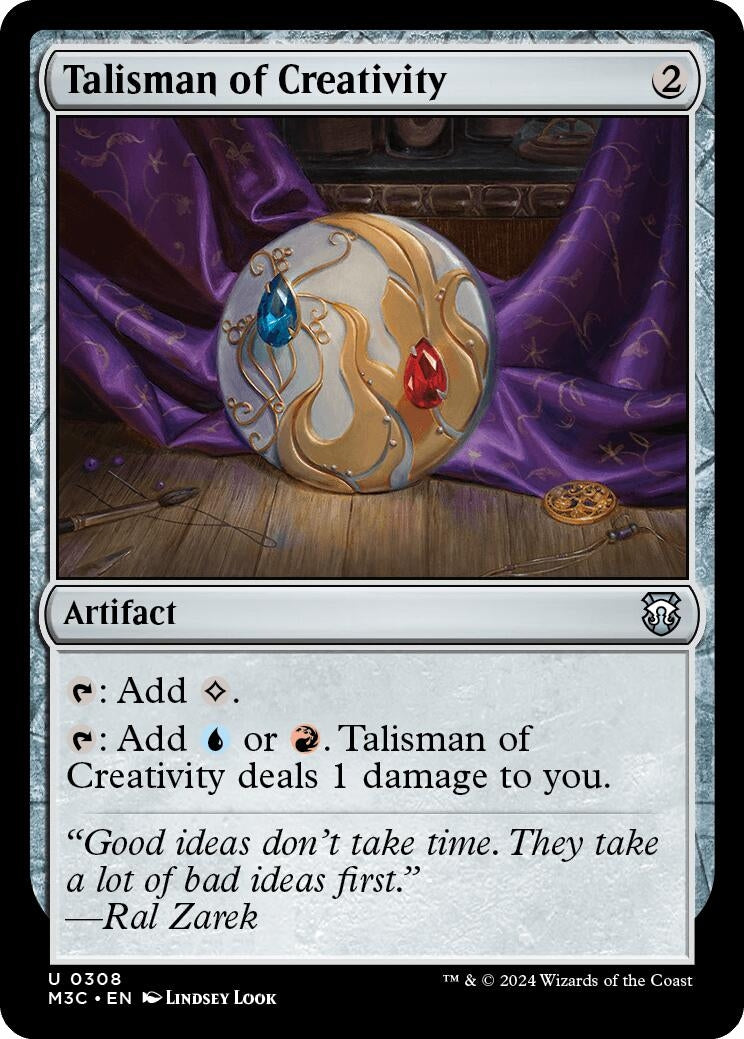 Image for Talisman of Creativity (308) [Modern Horizons 3] - Magic: The Gathering