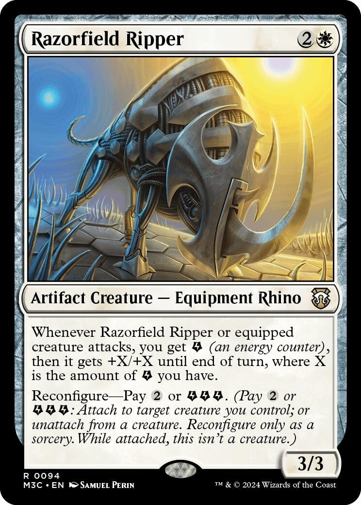 Image for Razorfield Ripper (94) [Modern Horizons 3] - Magic: The Gathering