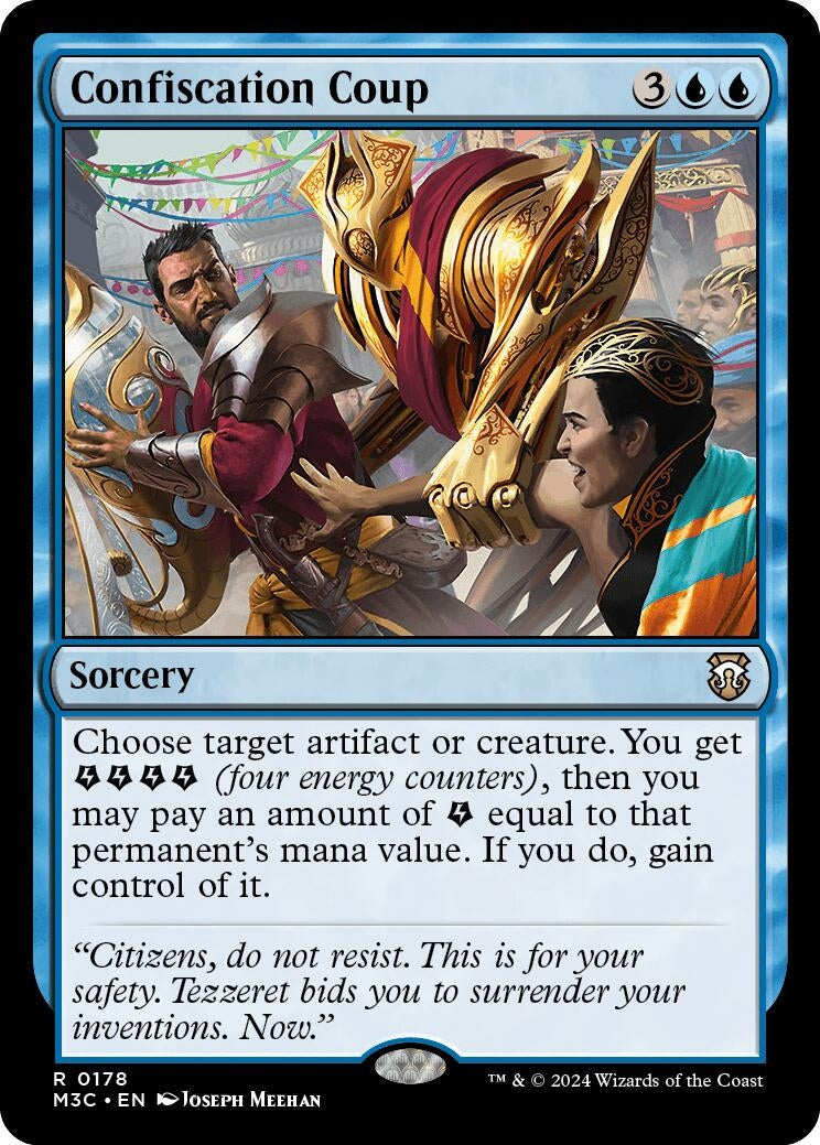 Image for Confiscation Coup (178) [Modern Horizons 3] - Magic: The Gathering