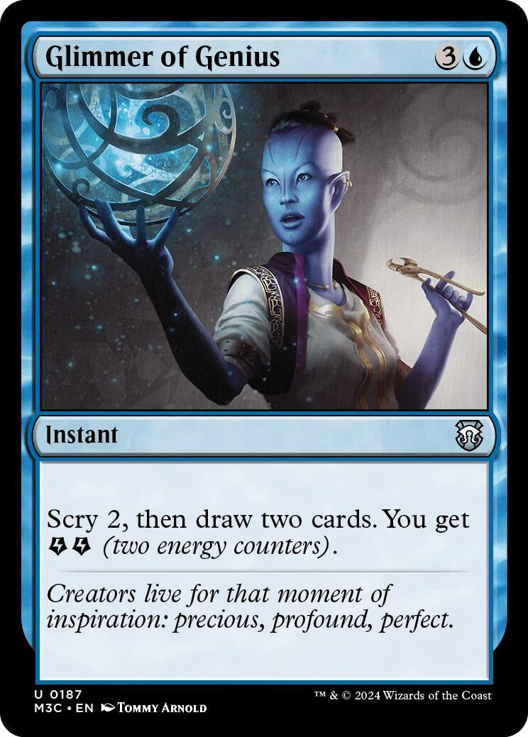 Image for Glimmer of Genius (187) [Modern Horizons 3] - Magic: The Gathering