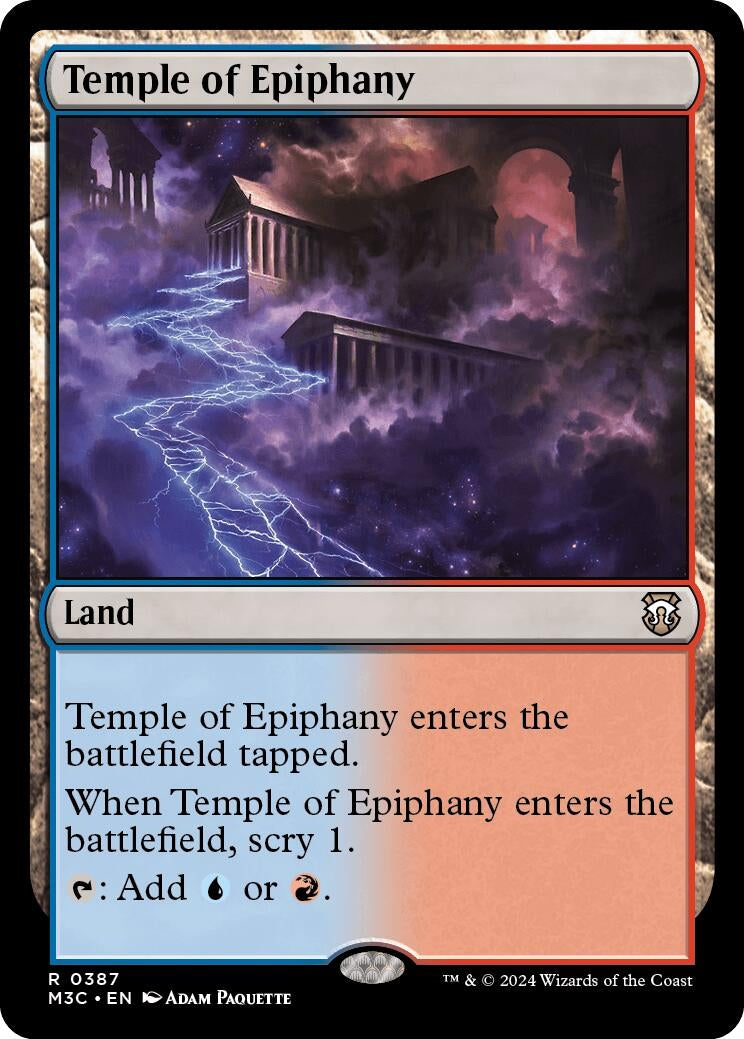 Image for Temple of Epiphany (387) [Modern Horizons 3] - Magic: The Gathering