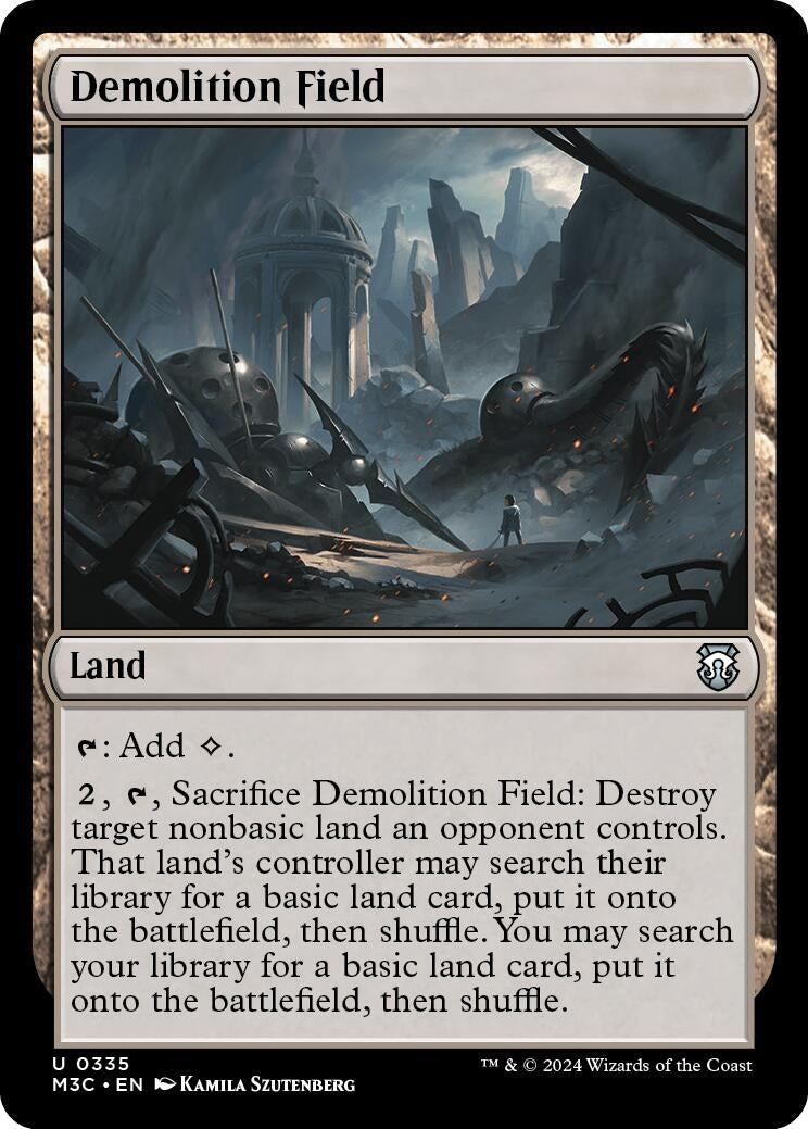 Image for Demolition Field (335) [Modern Horizons 3] - Magic: The Gathering