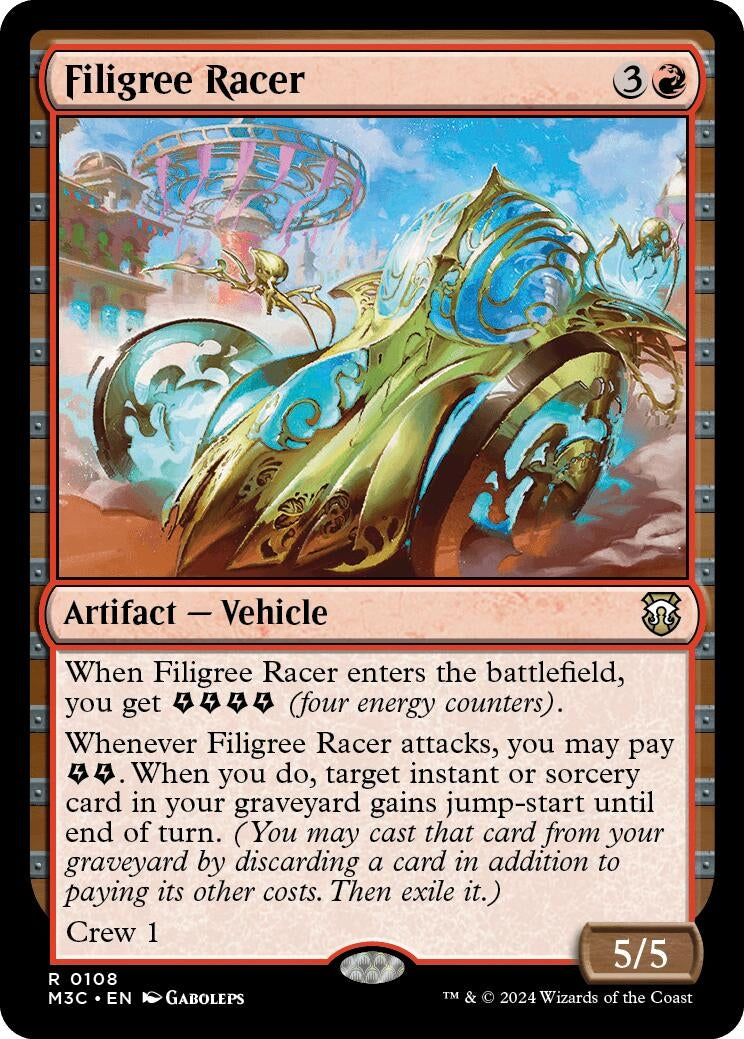 Image for Filigree Racer (108) [Modern Horizons 3] - Magic: The Gathering