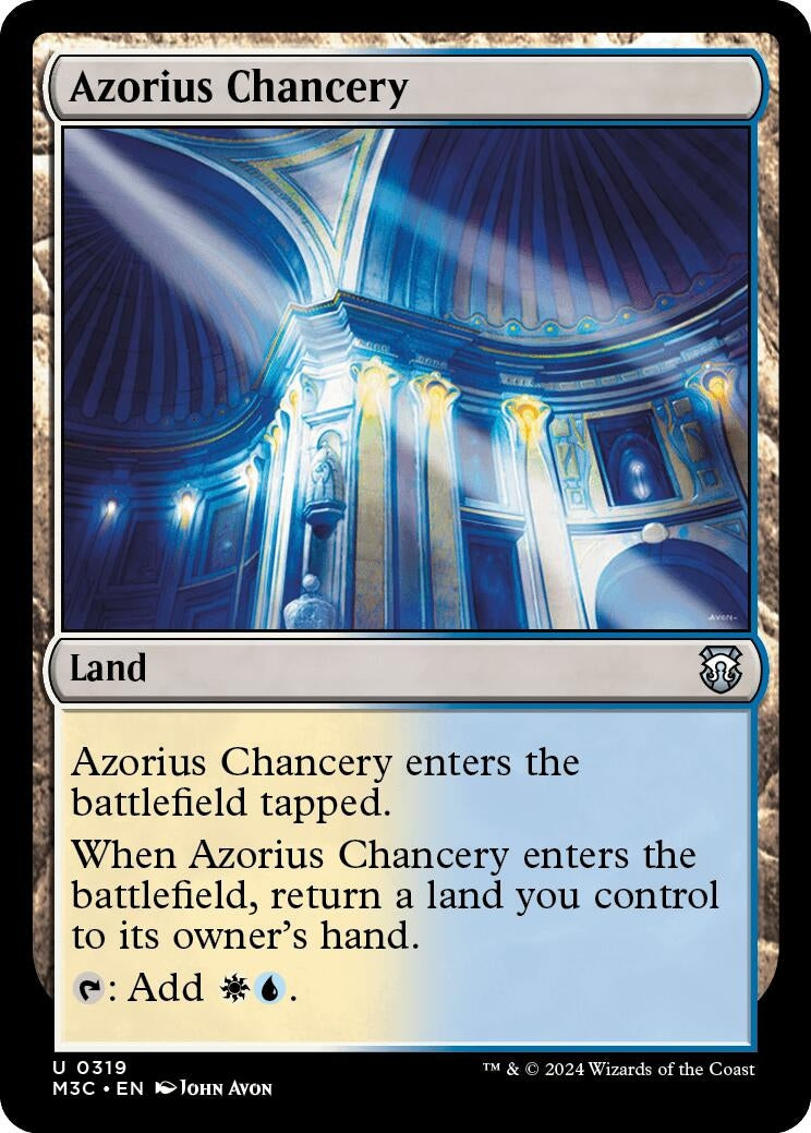 Azorius Chancery (319) [Commander: Modern Horizons 3]