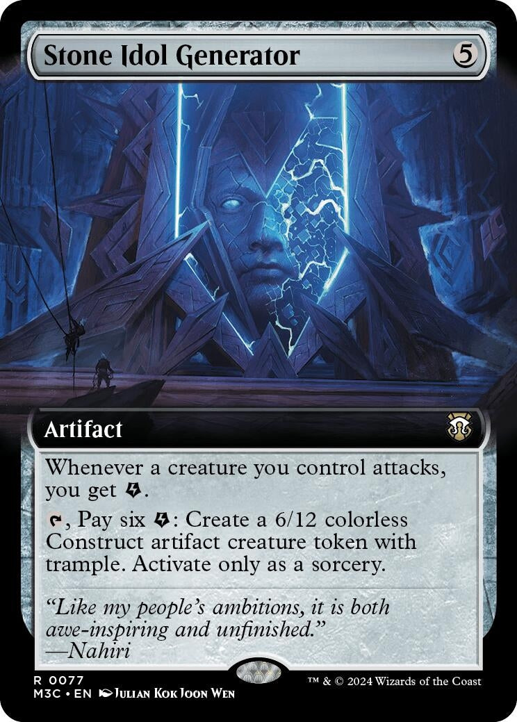 Image for Stone Idol Generator (Extended Art) (77) [Modern Horizons 3] - Magic: The Gathering