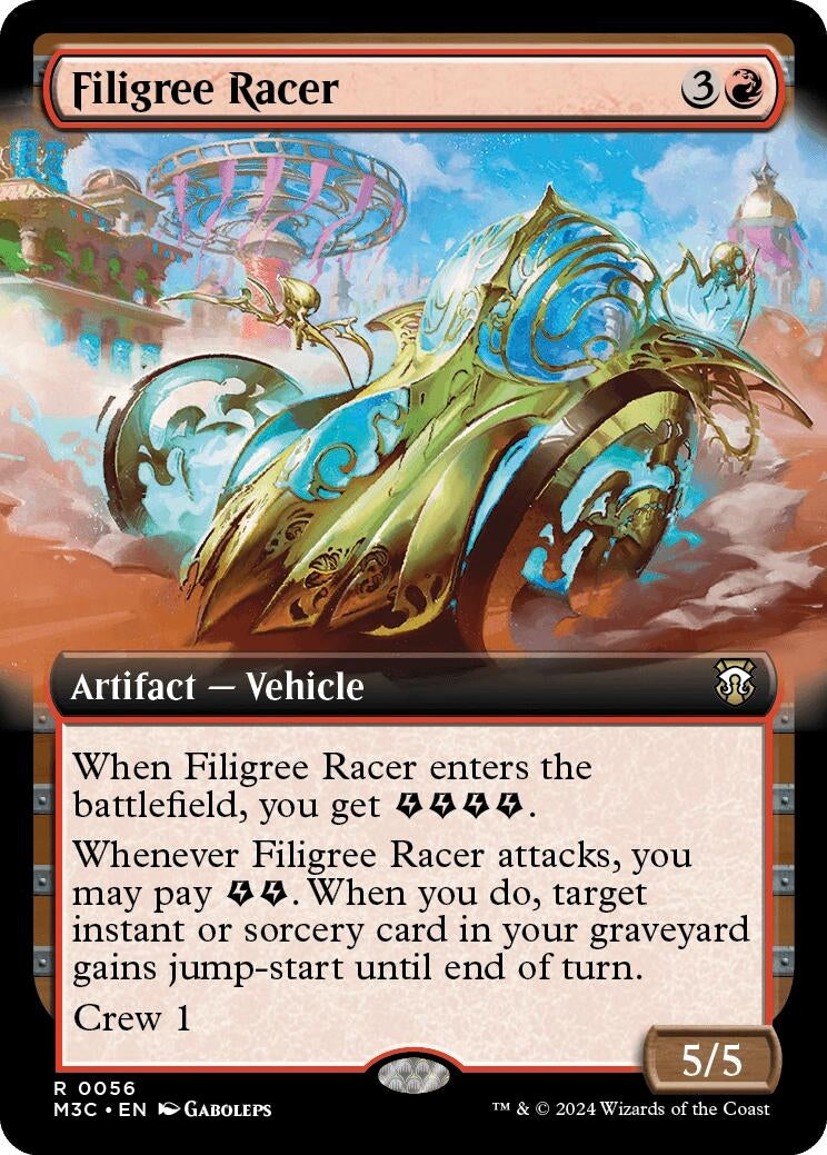 Image for Filigree Racer (Extended Art) (56) [Modern Horizons 3] - Magic: The Gathering