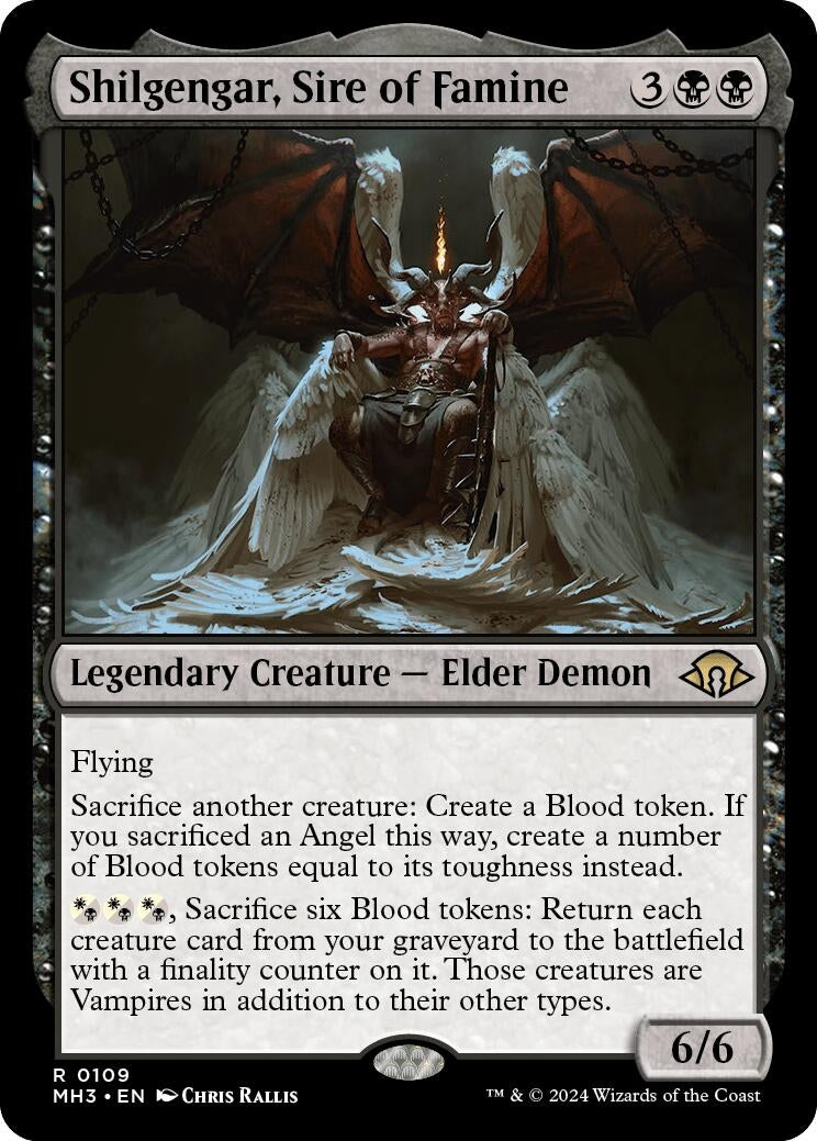 Image for Shilgengar, Sire of Famine (109) [Modern Horizons 3] - Magic: The Gathering