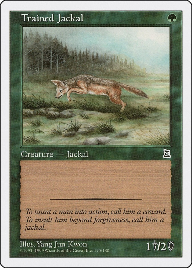 Image for Trained Jackal (155) [Portal Three Kingdoms] - Magic: The Gathering