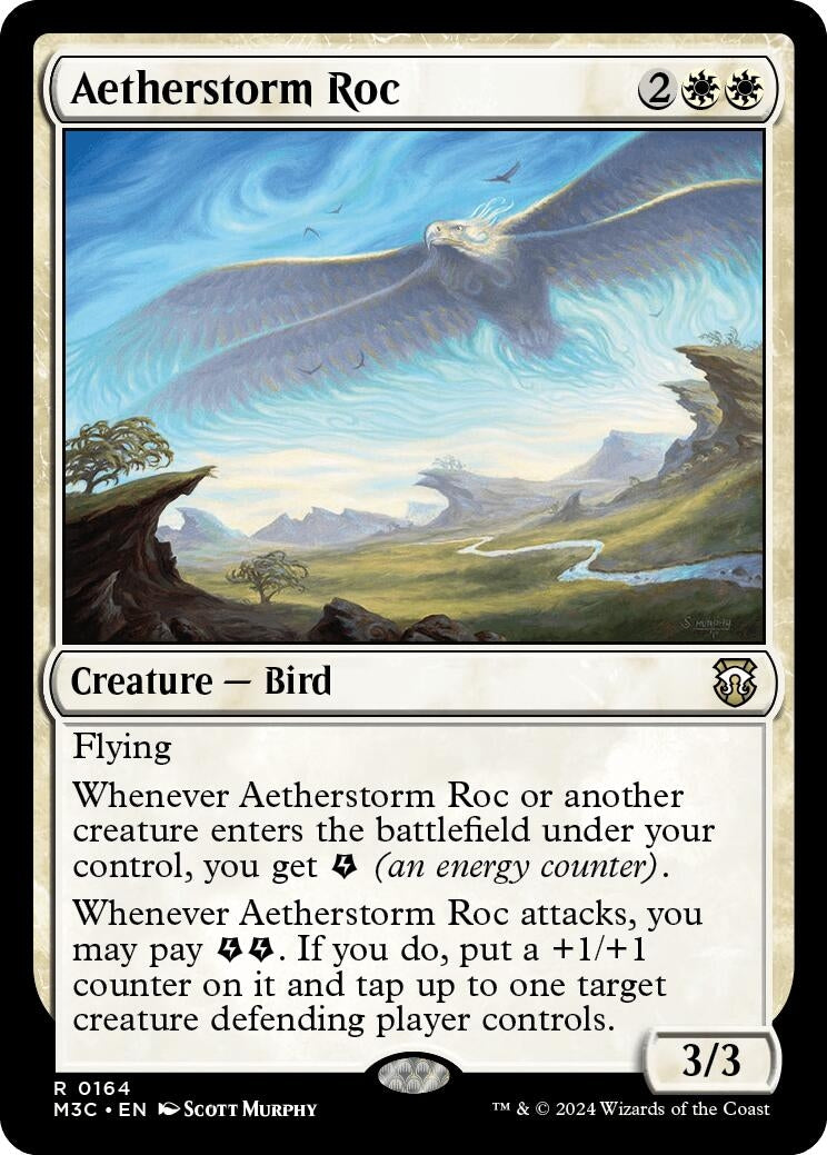 Image for Aetherstorm Roc (Ripple Foil) (164) [Modern Horizons 3] - Magic: The Gathering