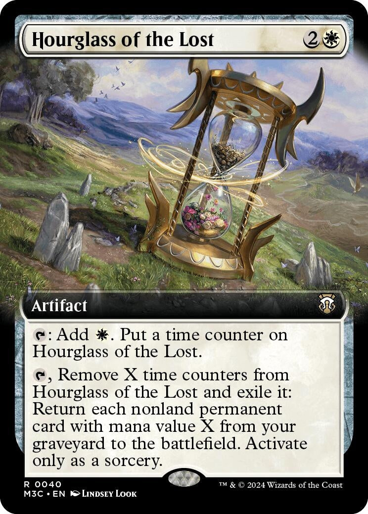 Image for Hourglass of the Lost (Extended Art) (Ripple Foil) (40) [Modern Horizons 3] - Magic: The Gathering