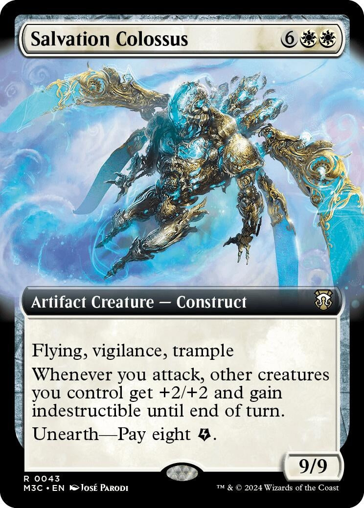 Image for Salvation Colossus (Extended Art) (Ripple Foil) (43) [Modern Horizons 3] - Magic: The Gathering