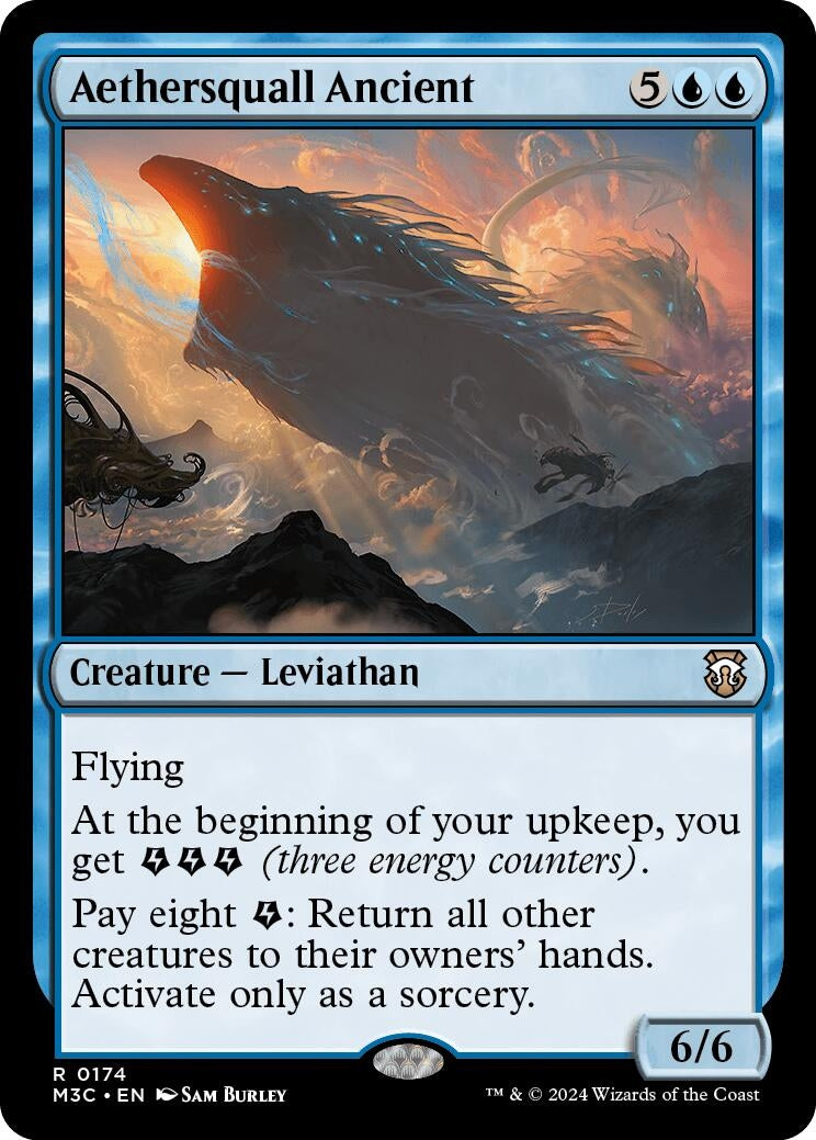 Image for Aethersquall Ancient (Ripple Foil) (174) [Modern Horizons 3] - Magic: The Gathering