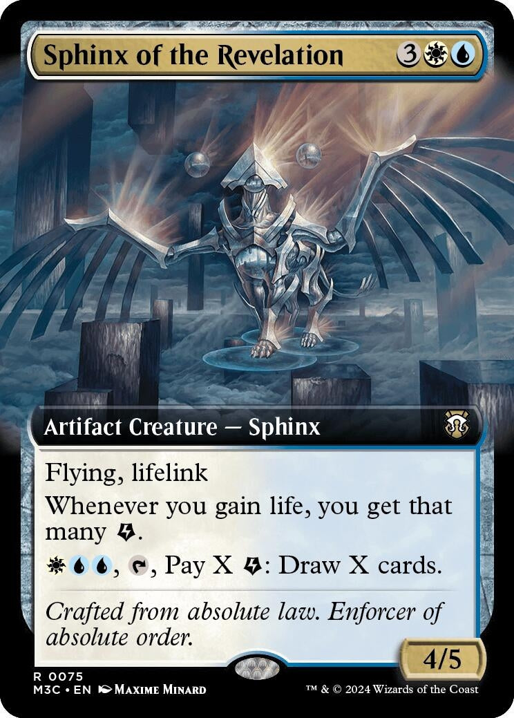 Image for Sphinx of the Revelation (Extended Art) (Ripple Foil) (75) [Modern Horizons 3] - Magic: The Gathering