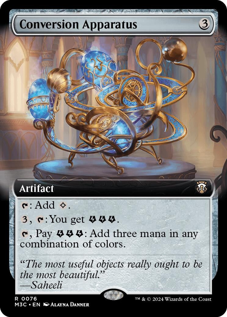 Conversion Apparatus (Extended Art) (Ripple Foil) (76) [Commander: Modern Horizons 3]