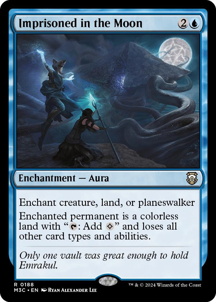 Image for Imprisoned in the Moon (188) [Modern Horizons 3] - Magic: The Gathering