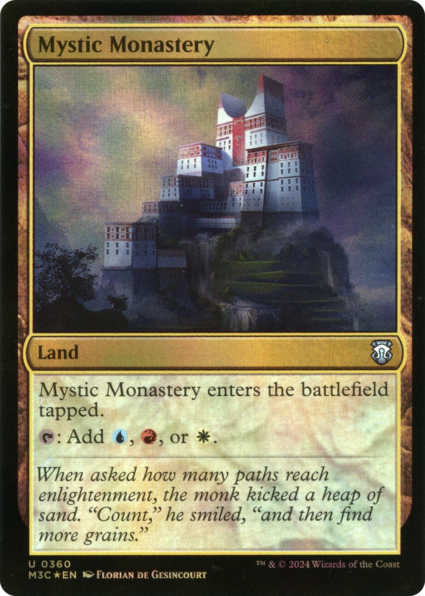 Image for Mystic Monastery (Ripple Foil) (360) [Modern Horizons 3] - Magic: The Gathering