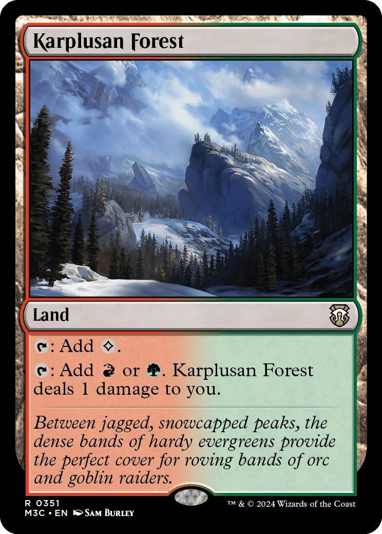 Image for Karplusan Forest (351) [Modern Horizons 3] - Magic: The Gathering
