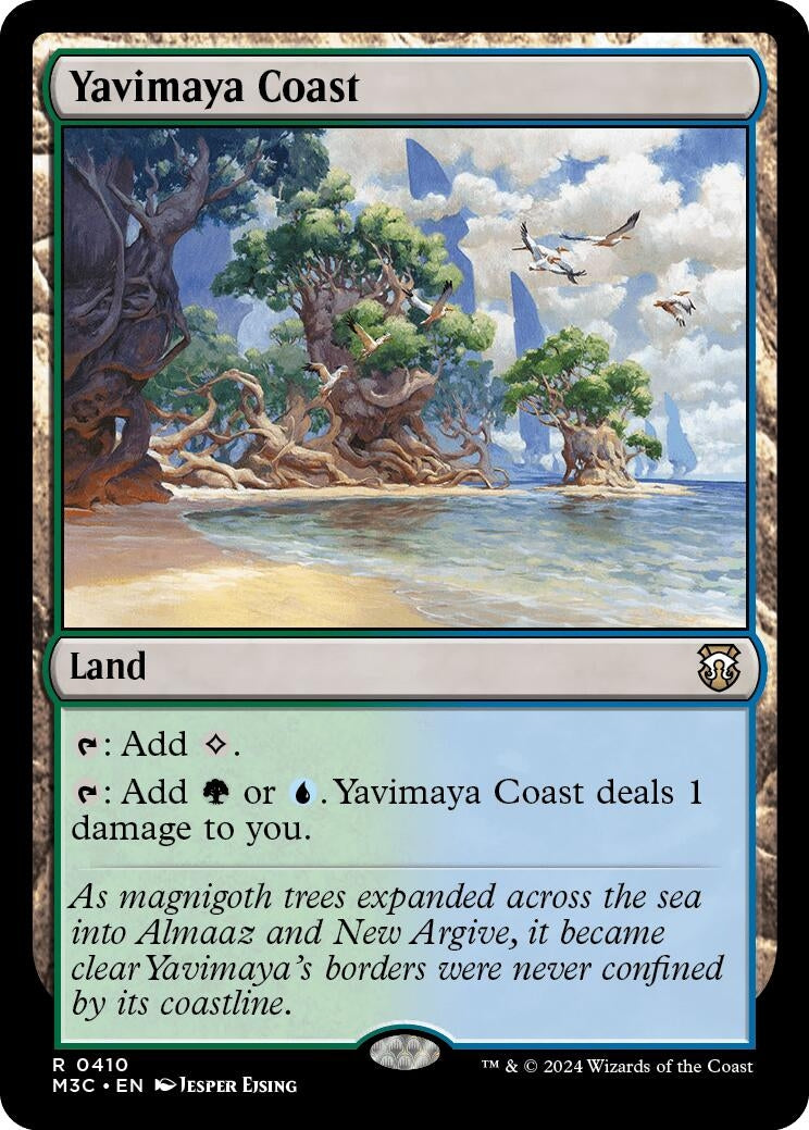 Image for Yavimaya Coast (410) [Modern Horizons 3] - Magic: The Gathering
