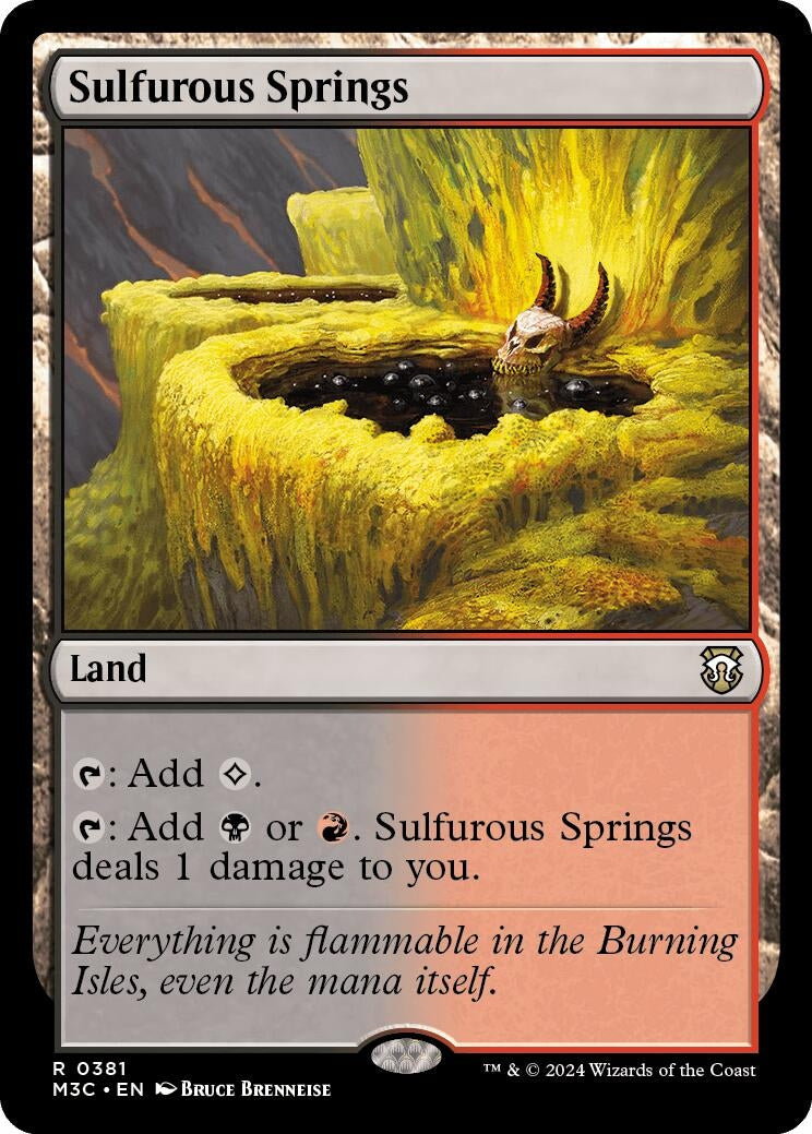 Image for Sulfurous Springs (381) [Modern Horizons 3] - Magic: The Gathering